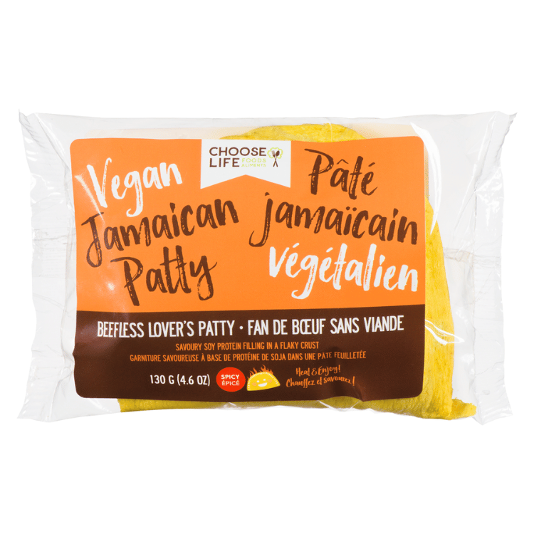 Choose Life Foods Spicy Beefless Jamaican Patty