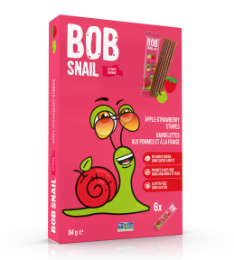 Bob Snail Apple Strawberry Fruit Stripes