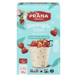 Prana Organic Strawberry Shortcake Overnight Oats with Chia