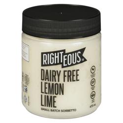 Righteous Lemon Lime Dairy Free Sorbetto