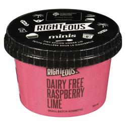 Righteous Mini Raspberry Lime Sorbetto