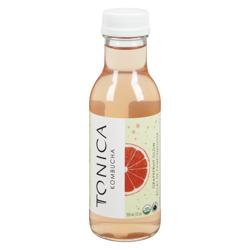 Tonica Organic Grapefruit Glow Kombucha 355mL