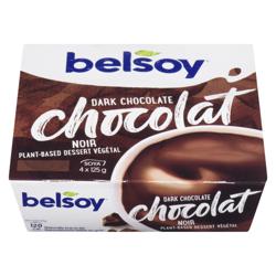 Belsoy Dark Chocolate Pudding Dessert