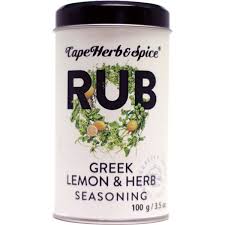 Cape Herb & Spice Greek Lemon & Herb Rub Seasoning