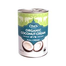Cha's Organic Coconut Cream (Full Cream)
