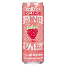 Good Drink Organic Field Strawberry Spritzter