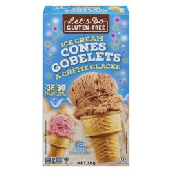 Let's Do Gluten Free Cake Style Ice Cream Cones