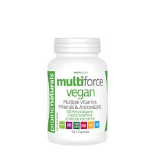 Multi Force Vegan Multiple Vitamin & Mineral V Caps, 60 Count