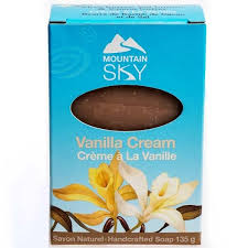 Mountain Sky Bar Soap Vanilla Cream