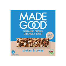 Made Good Organic Cookies & Creme Granola Bars