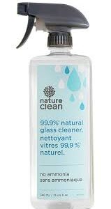 Nature Clean 99.9% Natural Glass Cleaner
