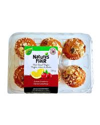 Nature's Flair Lemon Cranberry Muffins