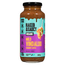 Naked & Saucy Organic Mild Vindaloo Simmer Sauce