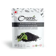 Organic Traditions Black Sesame Seeds 227g