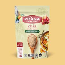 Prana Organic Ground White Chia Seeds