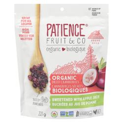 Patience Fruit & Co Apple Juice Sweetened Dried Cranberries