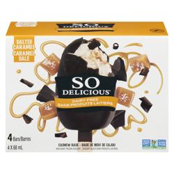 So Delicious Cashew Dipped Salted Caramel Bar (4pk)