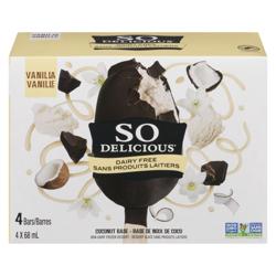 So Delicious Coconut Milk Mini Vanilla Chocolate Ice Cream Bar (4pk)