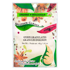 Splendor Garden Organic Onion Granulates