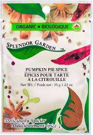 Splendor Garden Organic Pumpkin Pie Spice