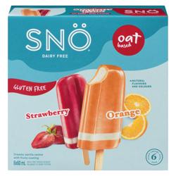 Sno GF Strawberry/Orange Cream Pops