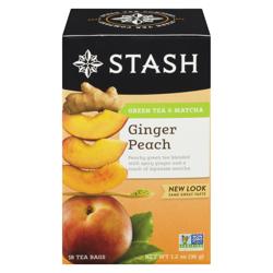 Stash Ginger Peach Green Tea with Matcha