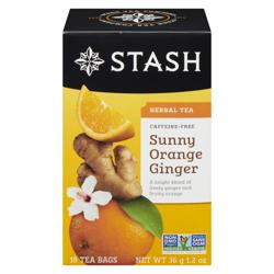 Stash Sunny Orange Ginger Herbal Tea