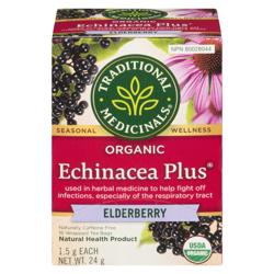 Traditional Medicinals Organic Echinacea Plus Elderberry Herbal Tea