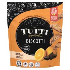 Tutti Gourmet GF Orange & Dark Chocolate Biscotti