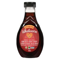 Wholesome Sweeteners Organic Raw Blue Agave Syrup (480mL)