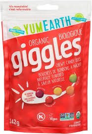 YumEarth Organic Giggles Chewy Candy Bites