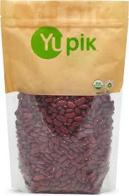 Yupik Organic Dark Red Dried Kidney Beans (1kg)