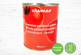 Arema Organic Whole Peeled Tomatoes