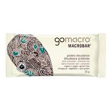 Gomacro Dark Chocolate + Almonds Protein Decadence Macrobar