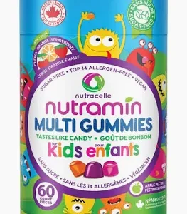 Nutracelle Kids Multivitamin Vegan Gummies
