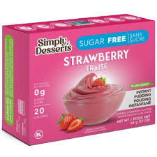 Simply Delish Instant SF Strawberry Pudding Mix