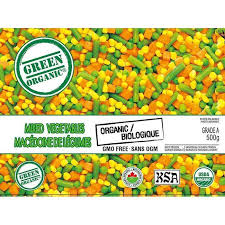 Green Organic Mixed Vegetables