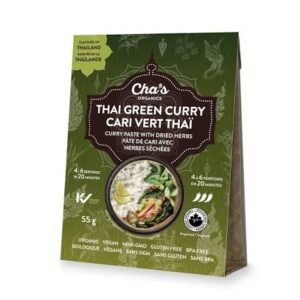 Cha's Organic Thai Green Curry Paste with Dried Herbs