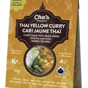 Cha's Organic Thai Yellow Curry Paste with Dried Herbs