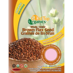 Gold Top Organics Brown Flax Seeds