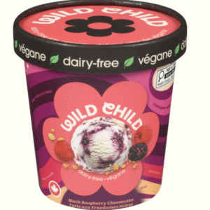 Wild Child Dairy Free & Vegan Black Raspberry Cheesecake Ice Cream