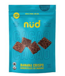 Nud Banana Cacao Crisps Crackers