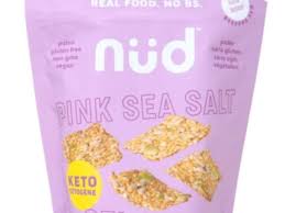 Nud Pink Sea Salt Flax Crackers